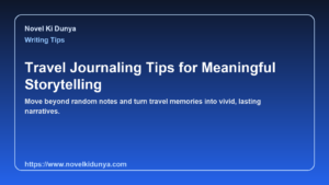 Travel Journaling Tips for Meaningful Storytelling