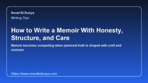 How to Write a Memoir With Honesty, Structure, and Care